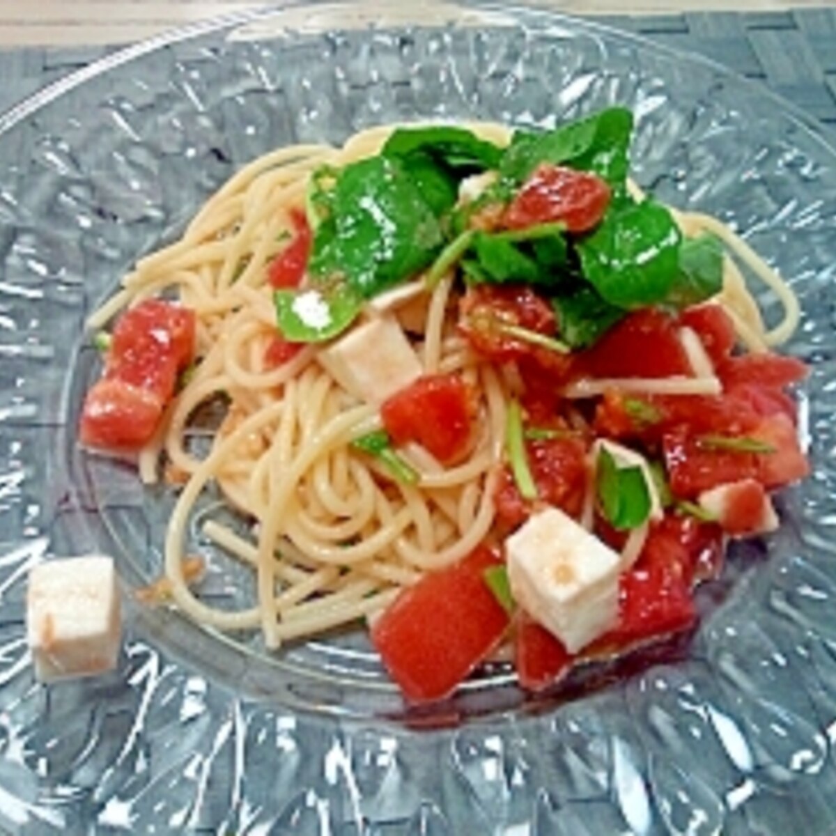 トマトとモッツァレラの冷製パスタ レシピ 作り方 By Danlove 楽天レシピ